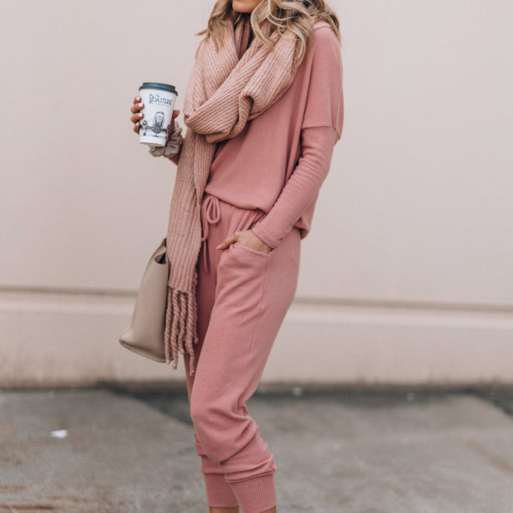 Women’s Casual Two Piece Loungewear Set Comfortable Style 2