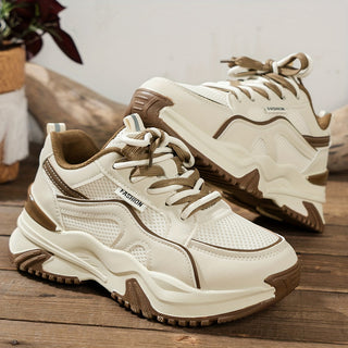Women’s Chunky Platform Sneakers Bold Contrast Design 0