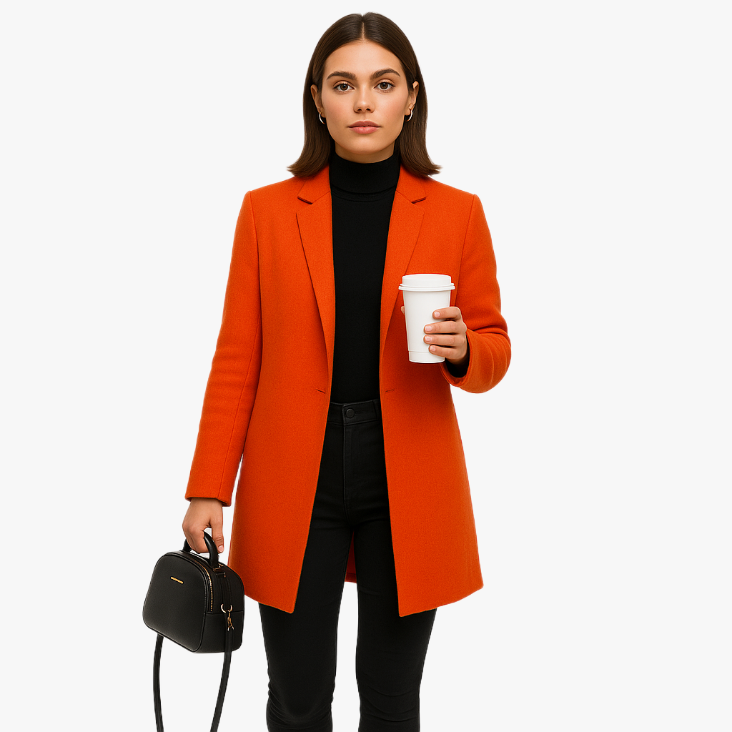 Women’s Classic Autumn Coat Elegant Design for Chilly Days 1