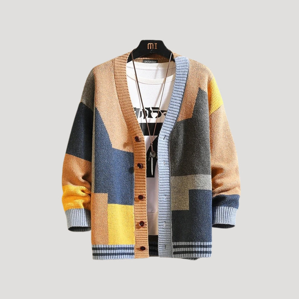 Women’s Colorblock Cardigan Stylish Layering for Spring 0