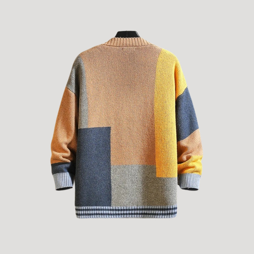 Women’s Colorblock Cardigan Stylish Layering for Spring 2