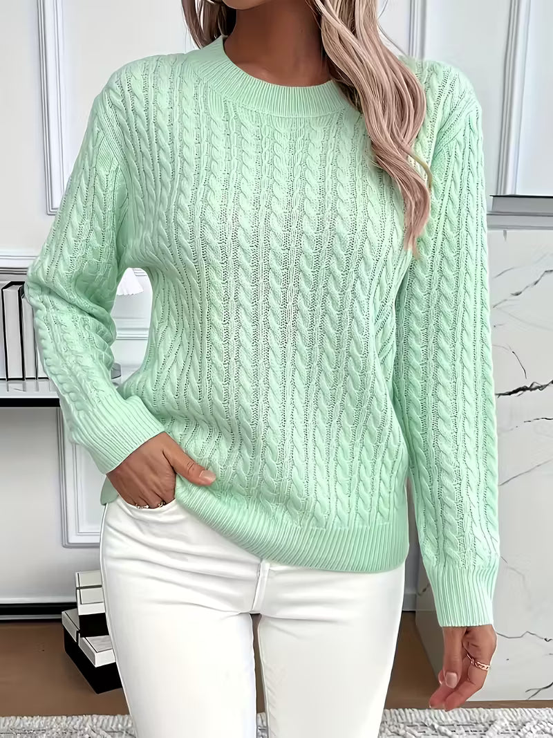 Women’s Comfortable Sweater Minimalistic Design for Effortless Elegance 0
