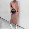 Women’s Cozy Pullover and Ribbed Skirt Set Stylish Comfort 0