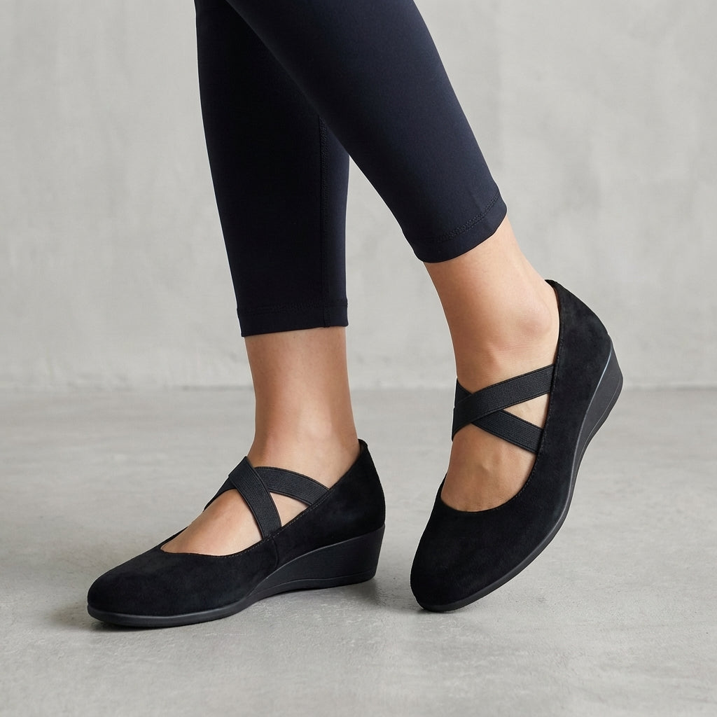 Women’s Criss-Cross Strap Wedge Flats Stylish Summer Design 0