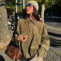 Women’s Cropped Bomber Jacket Relaxed Summer Style 0