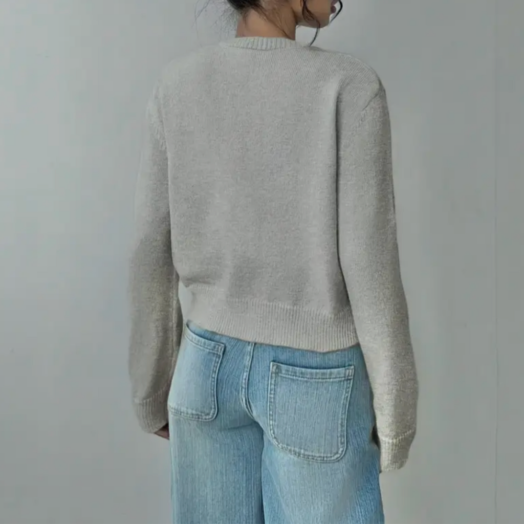 Women’s Cropped Cardigan Modern Button Design for Spring 7