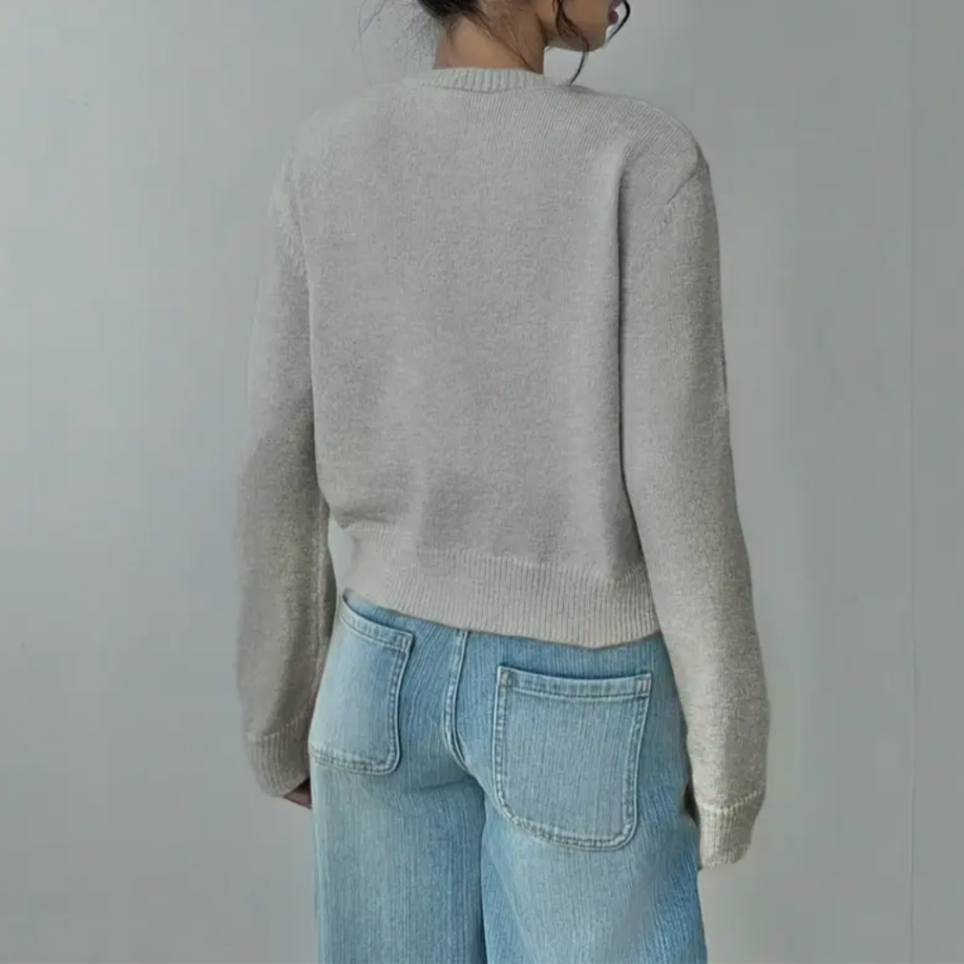 Women’s Cropped Cardigan Modern Button Design for Spring 7