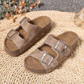 Women’s Cross-Strap Sandals Cushioned Platform Design 0