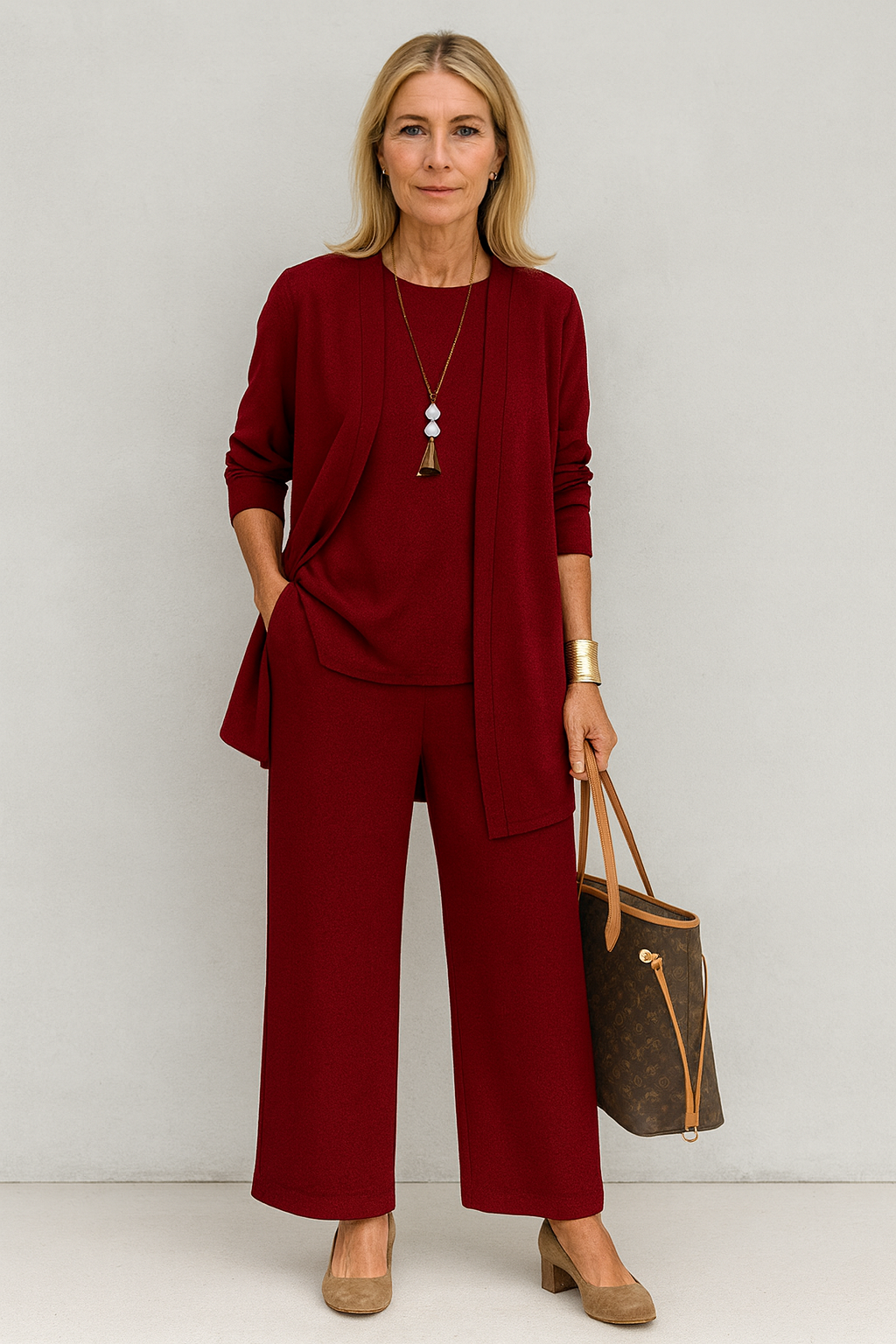 Women’s Elegant 3-Piece Set Lightweight Timeless Style 2