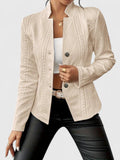 Women’s Elegant Blazer Sleek Minimalist Design for Versatile Style 0