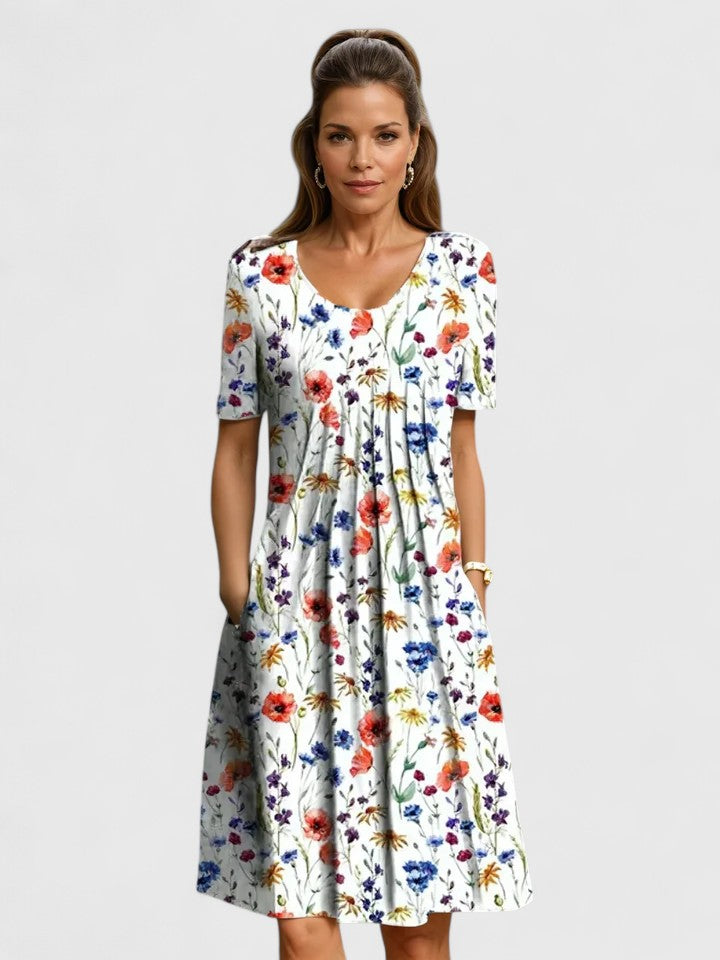 Women’s Elegant Dress Flattering Waist Flowing Silhouette 0