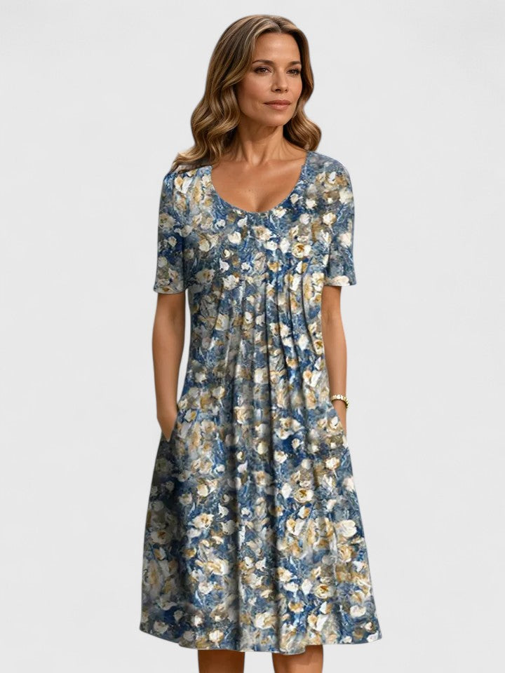 Women’s Elegant Dress Flattering Waist Flowing Silhouette 2