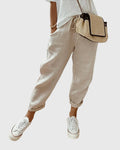 Women’s Elegant High Waist Pants Comfortable Chic Design 0