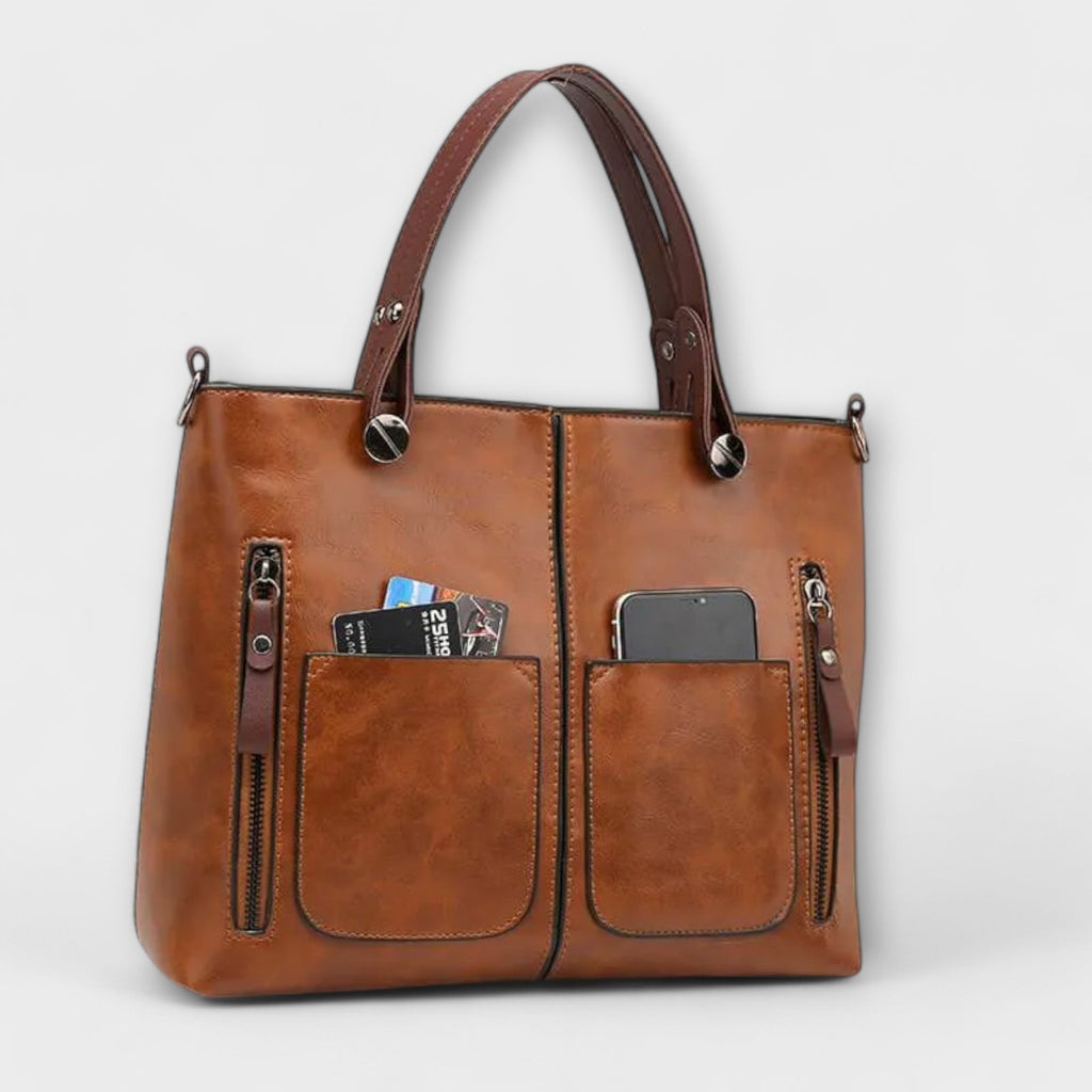 Women’s Elegant Leather Handbag Versatile Design for All Occasions 2