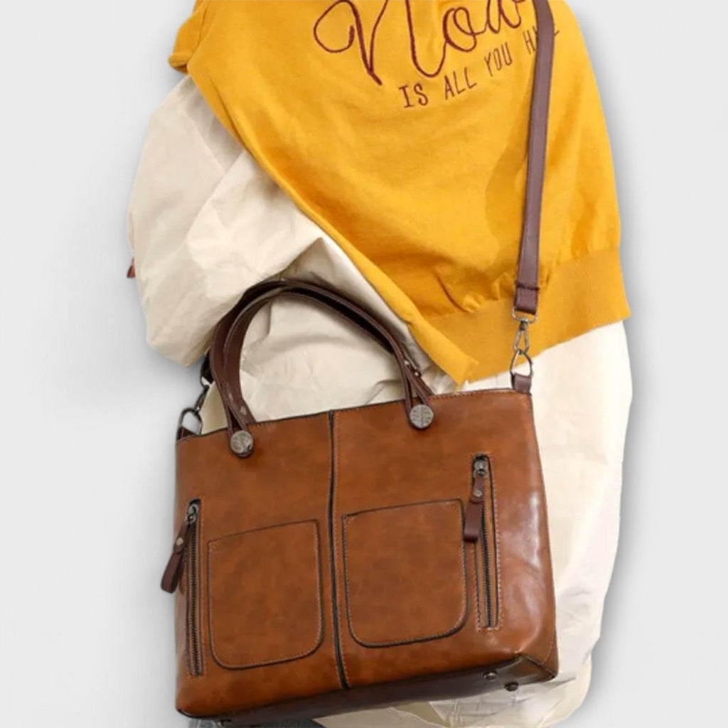 Women’s Elegant Leather Handbag Versatile Design for All Occasions 4