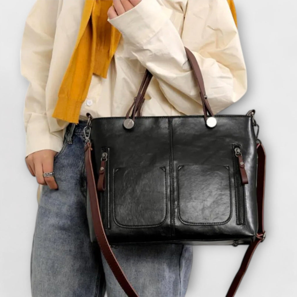 Women’s Elegant Leather Handbag Versatile Design for All Occasions 5