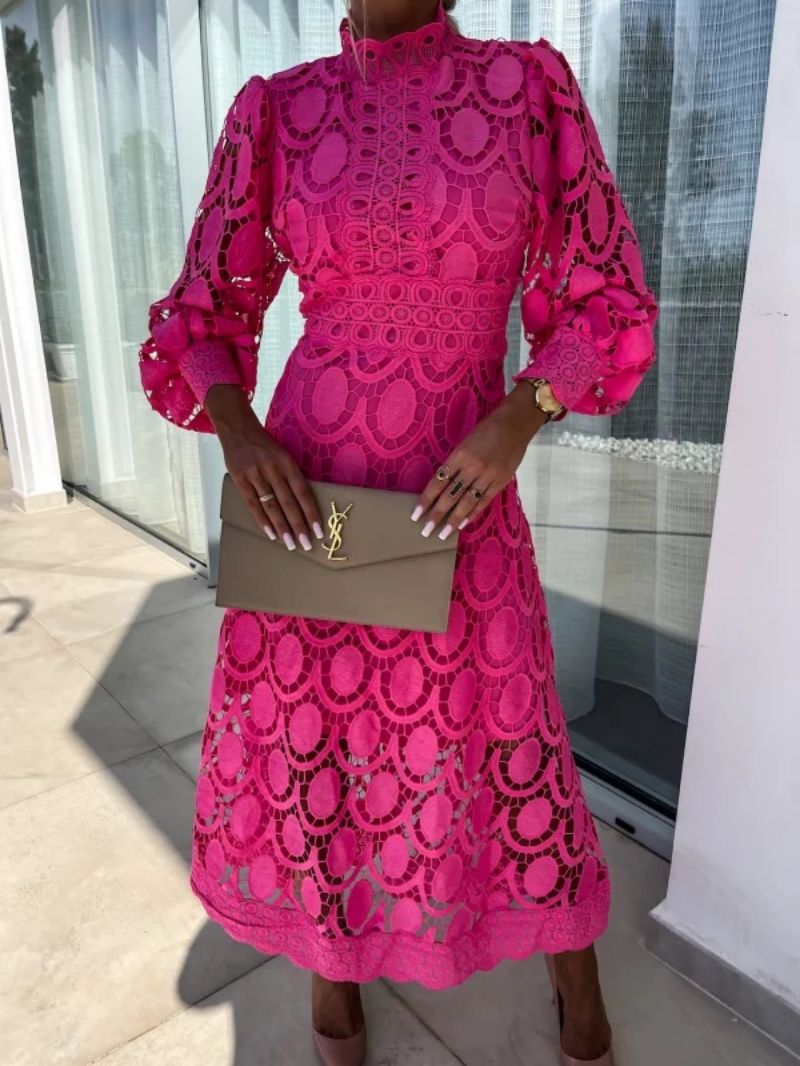 Women’s Elegant Long Sleeve Evening Dress for Summer Events 4
