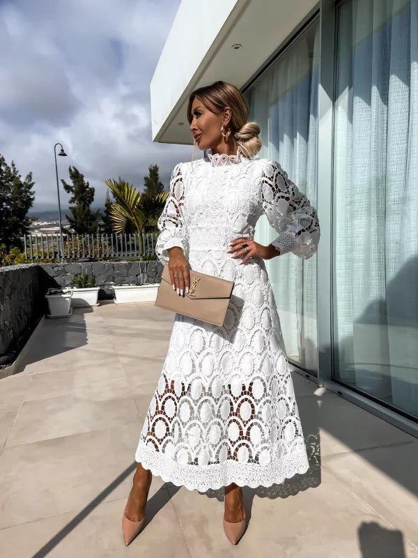 Women’s Elegant Long Sleeve Evening Dress for Summer Events 6