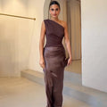 Women’s Elegant Maxi Dress Flattering Silhouette for Formal Occasions 0
