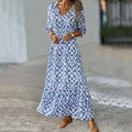 Women’s Elegant Maxi Dress Flowing Summer Style 0