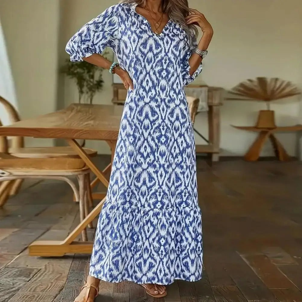 Women’s Elegant Maxi Dress Flowing Summer Style 1