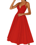Women’s Elegant Midi Dress Sweetheart Neckline for Special Occasions 0