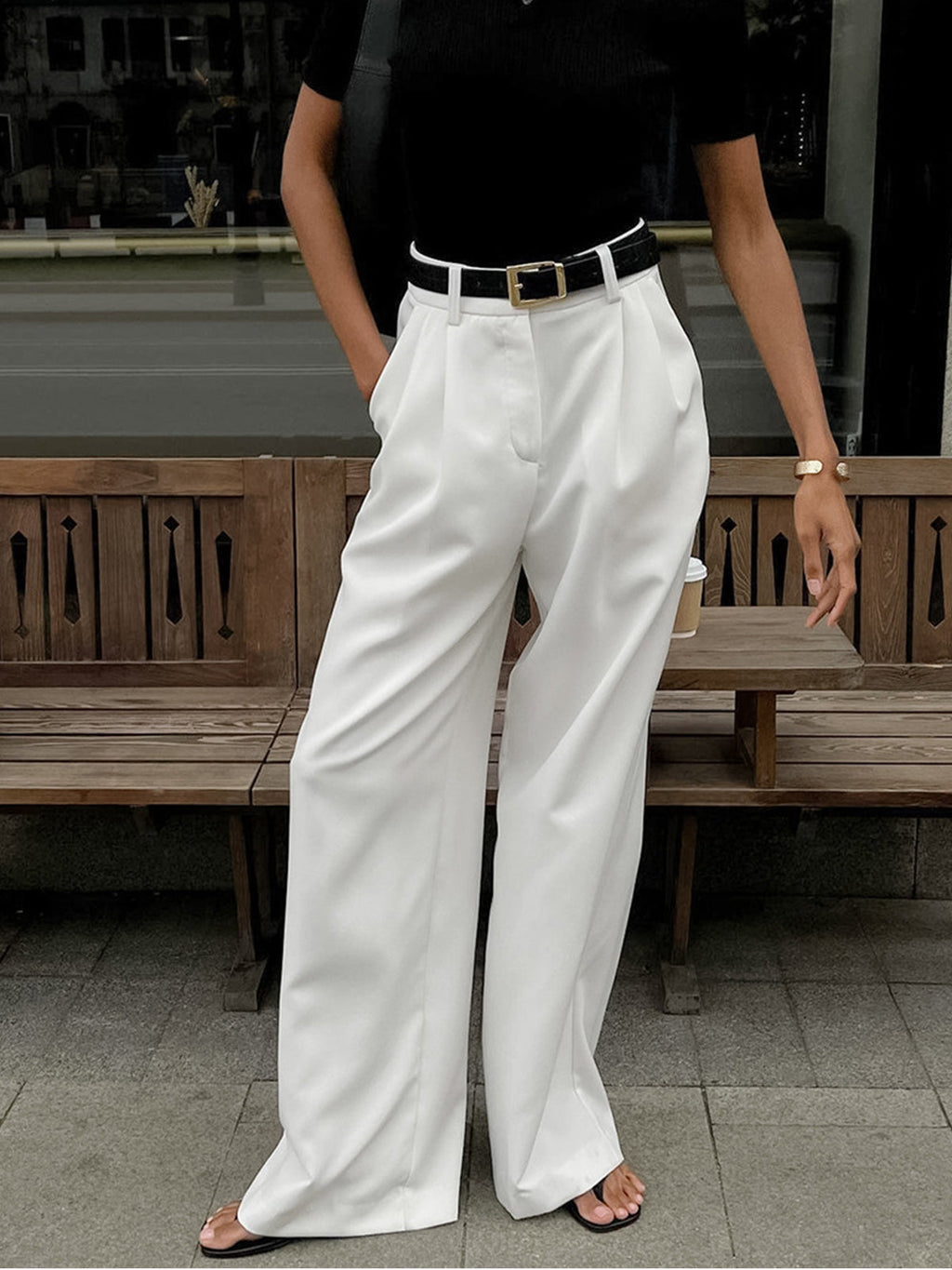 Women’s Elegant Pants Comfortable Fit Versatile Style 1
