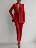 Women’s Elegant Suit Tailored Fit for Modern Style 0