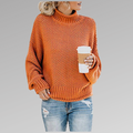Women’s Elegant Sweater Chic High-Neck Design 0