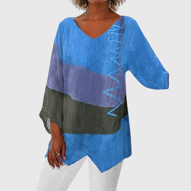 Women’s Elegant Top Flattering V-Neck Design for Versatile Style 2
