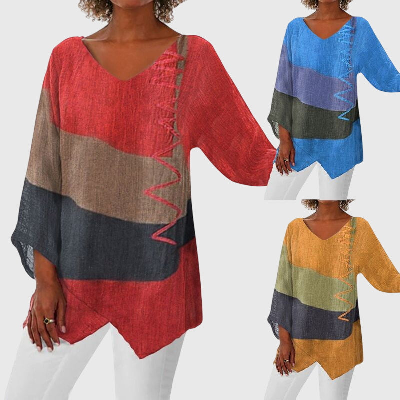 Women’s Elegant Top Flattering V-Neck Design for Versatile Style 6
