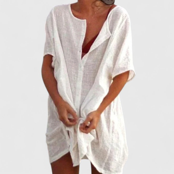 Women’s Elegant Tunic Dress Lightweight Summer Style 1