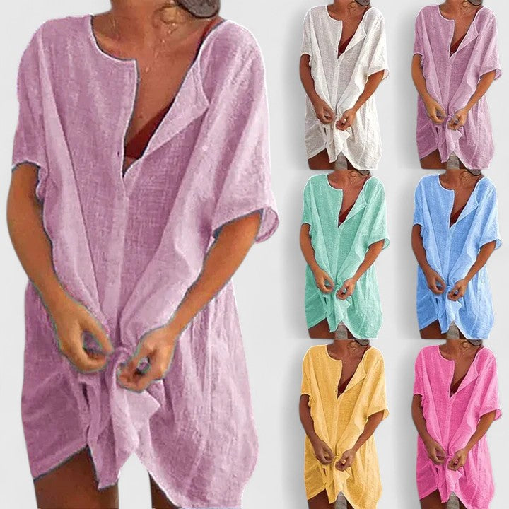 Women’s Elegant Tunic Dress Lightweight Summer Style 11
