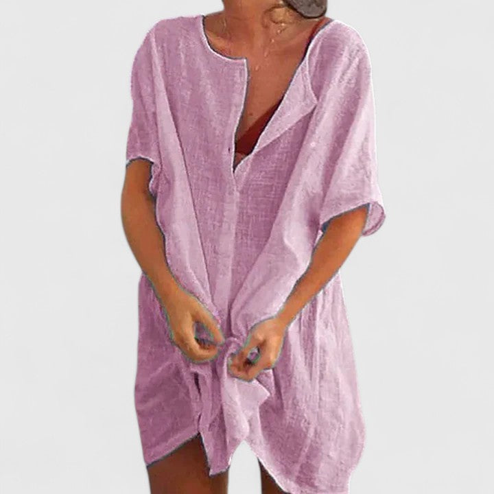 Women’s Elegant Tunic Dress Lightweight Summer Style 2
