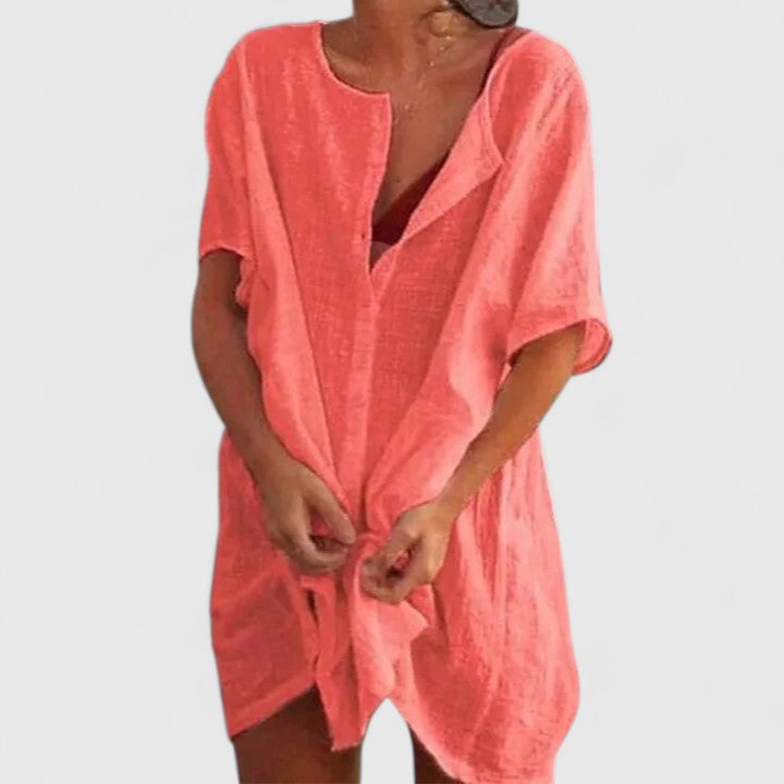 Women’s Elegant Tunic Dress Lightweight Summer Style 4