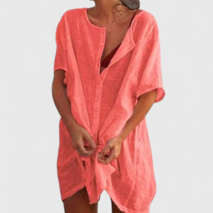 Women’s Elegant Tunic Dress Lightweight Summer Style 5