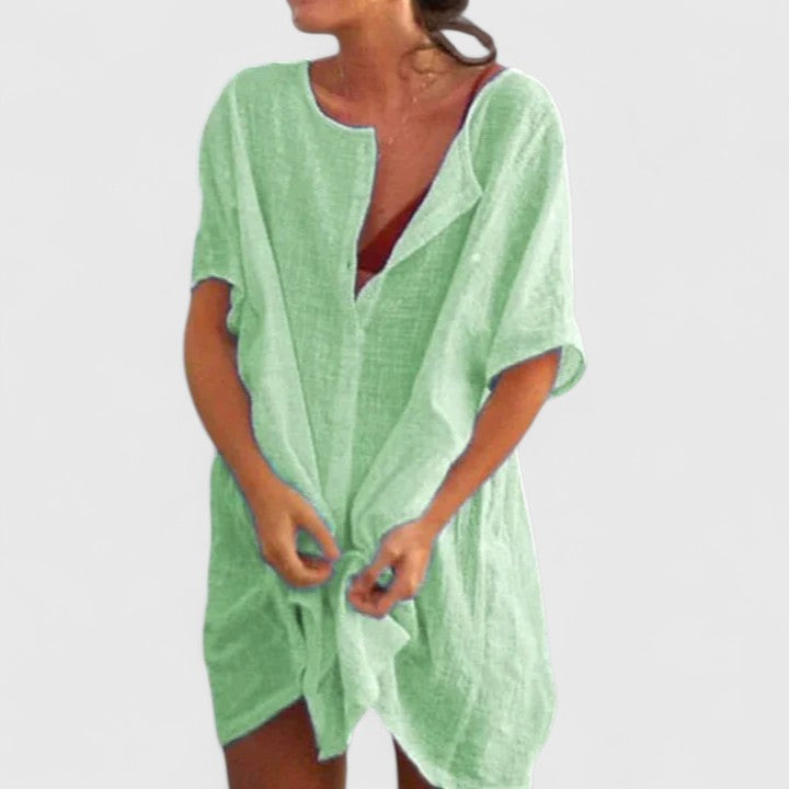 Women’s Elegant Tunic Dress Lightweight Summer Style 7