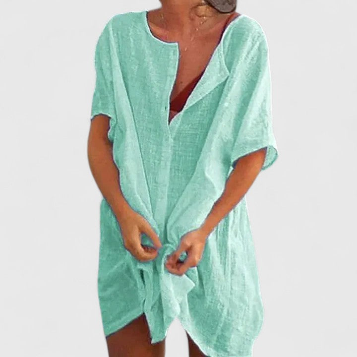 Women’s Elegant Tunic Dress Lightweight Summer Style 8