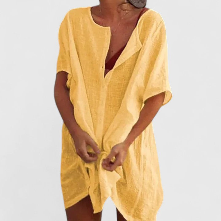 Women’s Elegant Tunic Dress Lightweight Summer Style 9