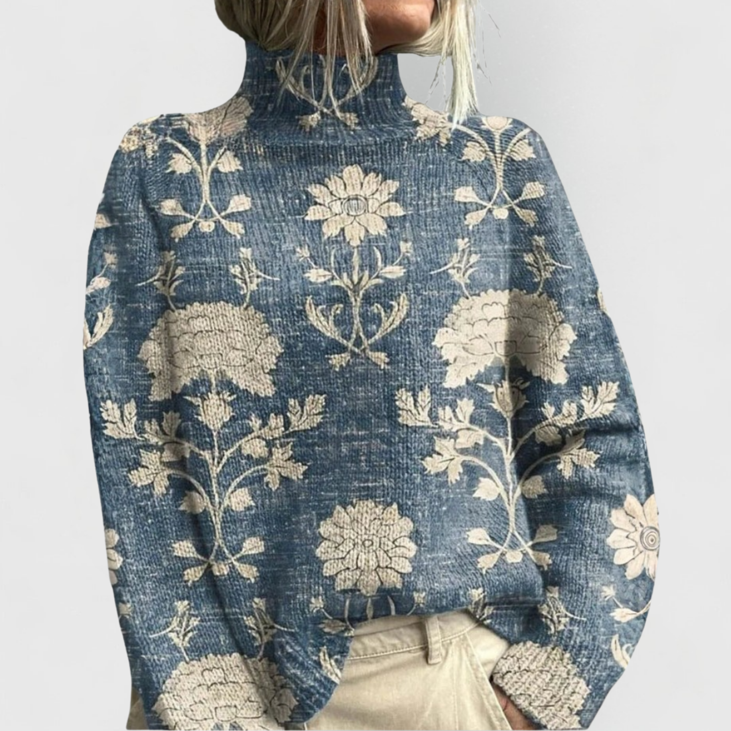 Women’s Elegant Turtleneck Sweater Timeless Winter Style 1