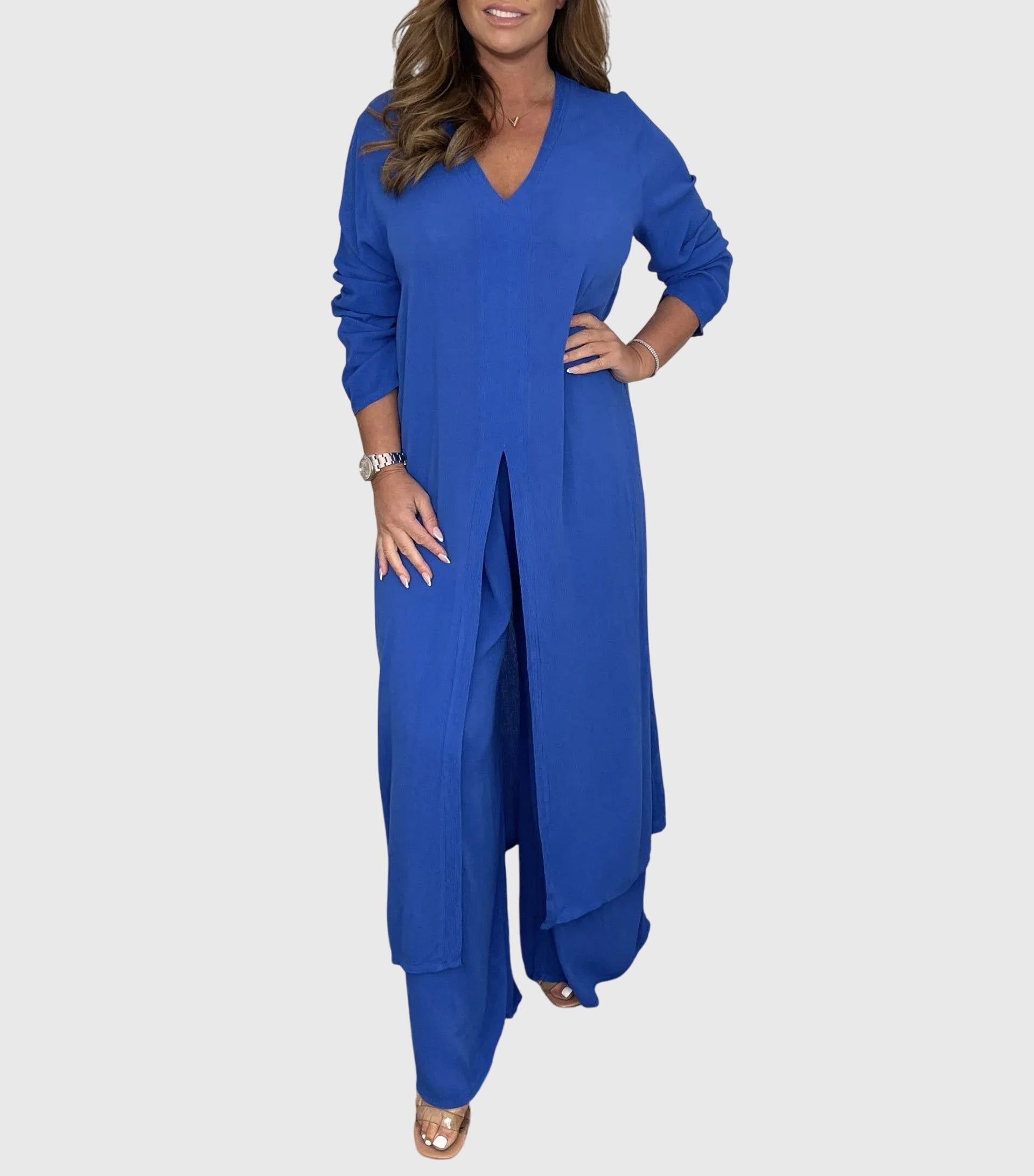 Women’s Elegant Two-Piece Set Flattering Design for Versatile Occasions 4