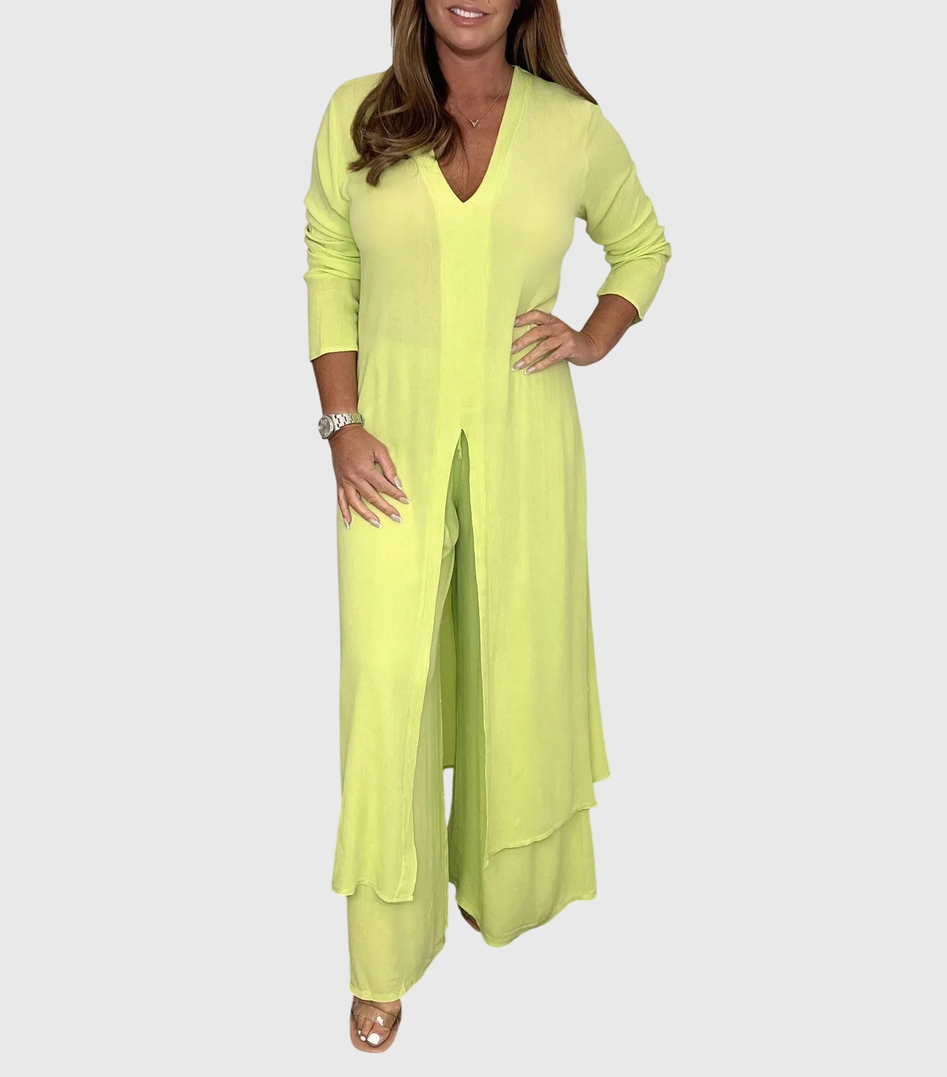 Women’s Elegant Two-Piece Set Flattering Design for Versatile Occasions 5