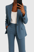 Women’s Elegant Two-Piece Suit Set Timeless Design for Versatile Style 0