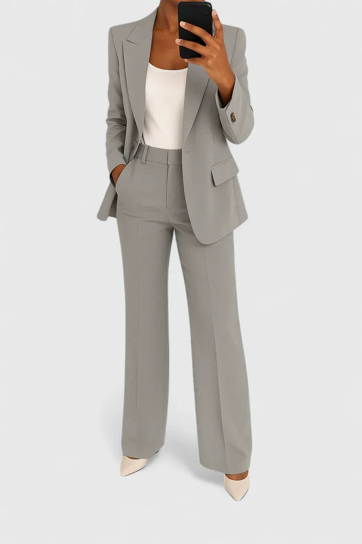 Women’s Elegant Two-Piece Suit Set Timeless Design for Versatile Style 2