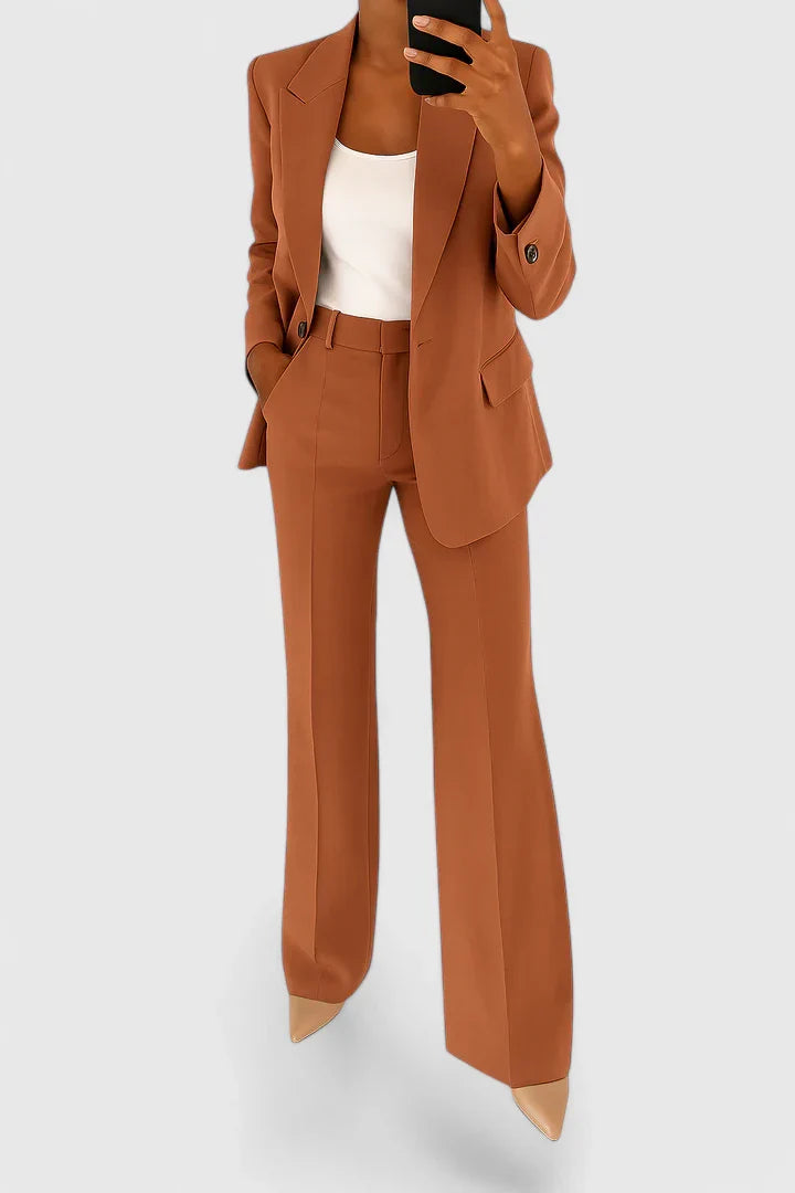 Women’s Elegant Two-Piece Suit Set Timeless Design for Versatile Style 4