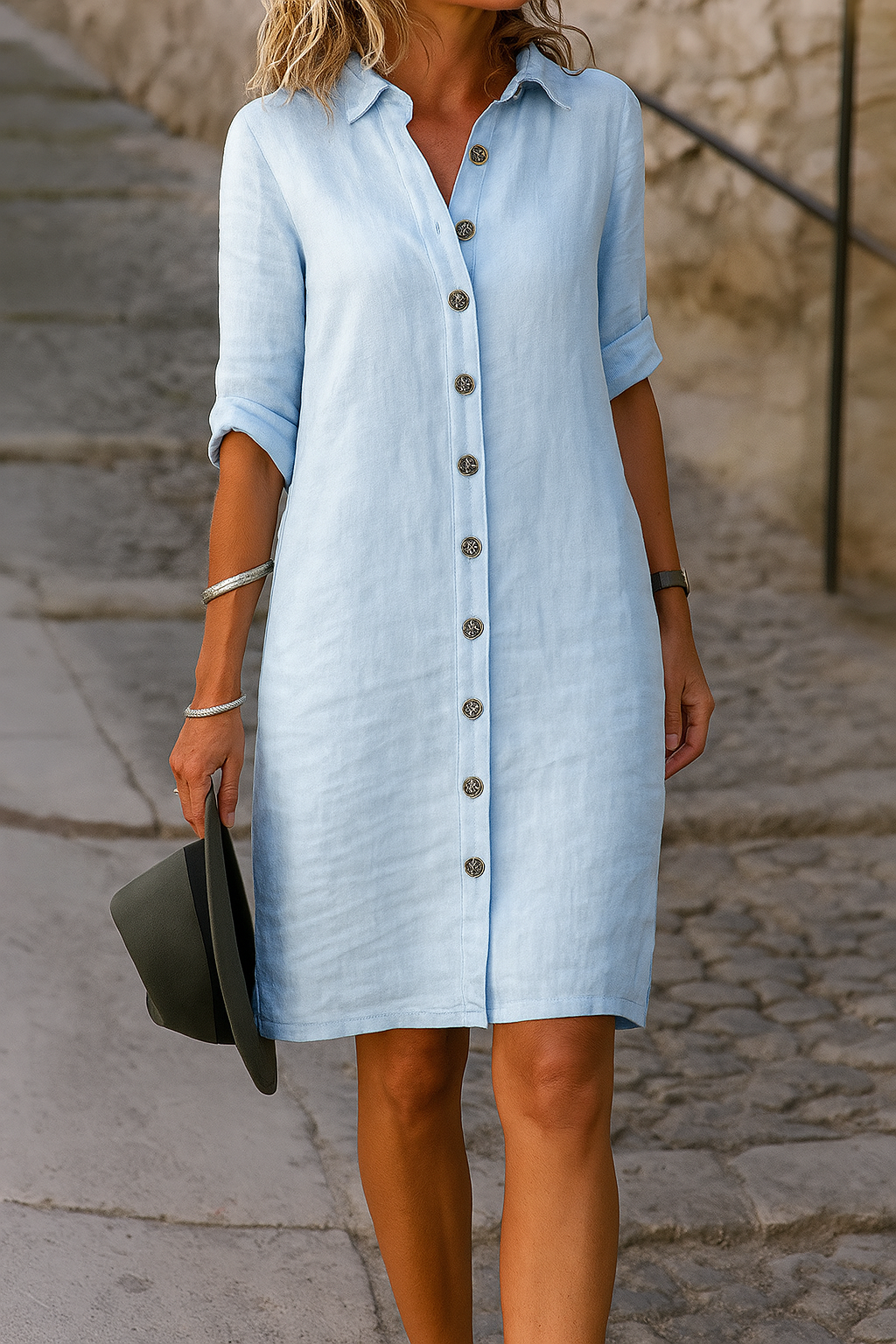 Women’s Elegant V-Neck Maxi Dress Perfect for Spring and Summer 5