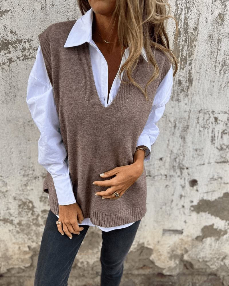 Women’s Elegant Vest Soft Comfortable Layering Style 1