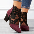 Women’s Elegant White Heels Handmade Floral Design 0