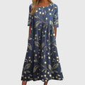 Women’s Embroidered Maxi Dress Elegant and Flattering Design 0