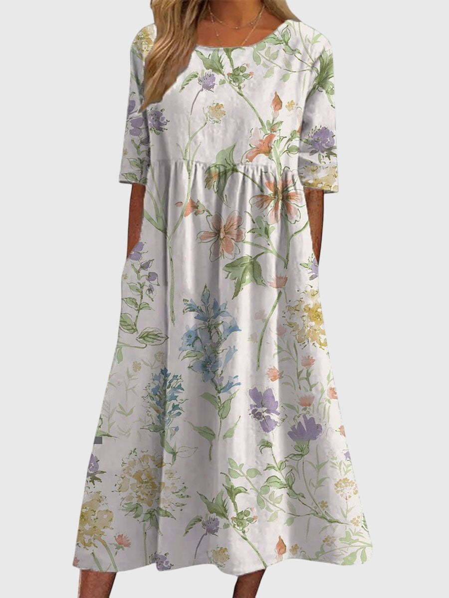 Women’s Embroidered Maxi Dress Elegant and Flattering Design 3